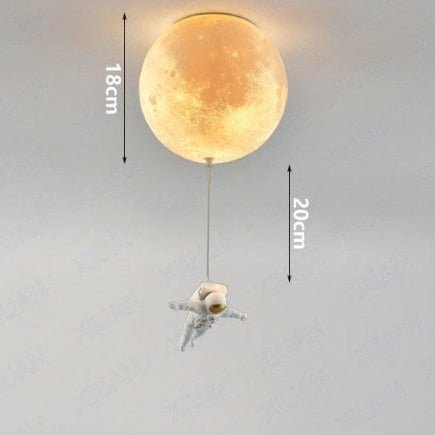 Spaceman | Moon Ceiling Light - ELVI HOME