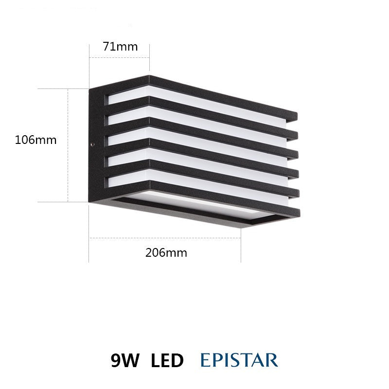 Vista | Modern LED Outdoor Wall Sconce - ELVI HOME
