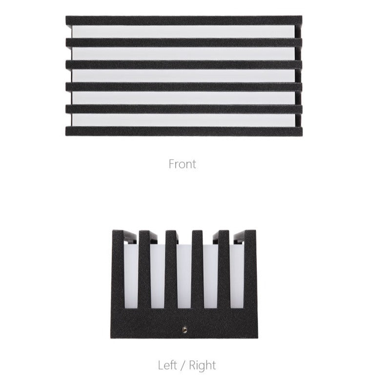 Vista | Modern LED Outdoor Wall Sconce - ELVI HOME