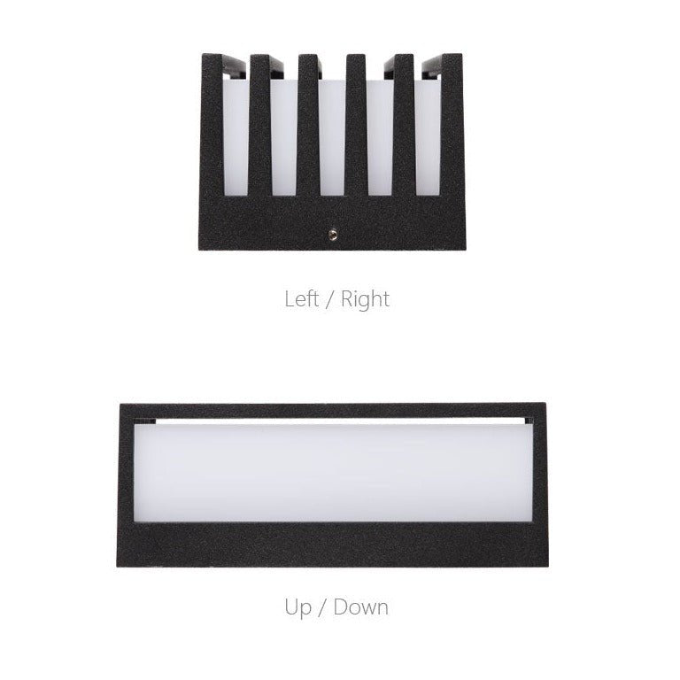 Vista | Modern LED Outdoor Wall Sconce - ELVI HOME