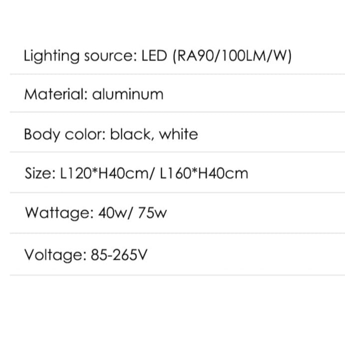 Wave | LED Linear Suspension Light - ELVI HOME