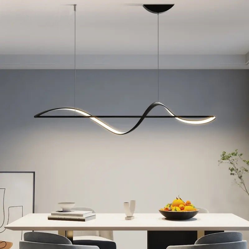 Wave | LED Linear Suspension Light - ELVI HOME