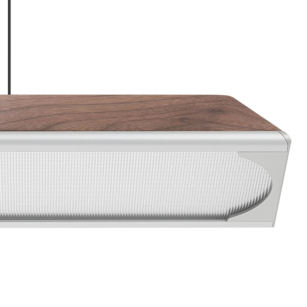 Zenith | Modern Wooden Linear LED Suspension Light - ELVI HOME