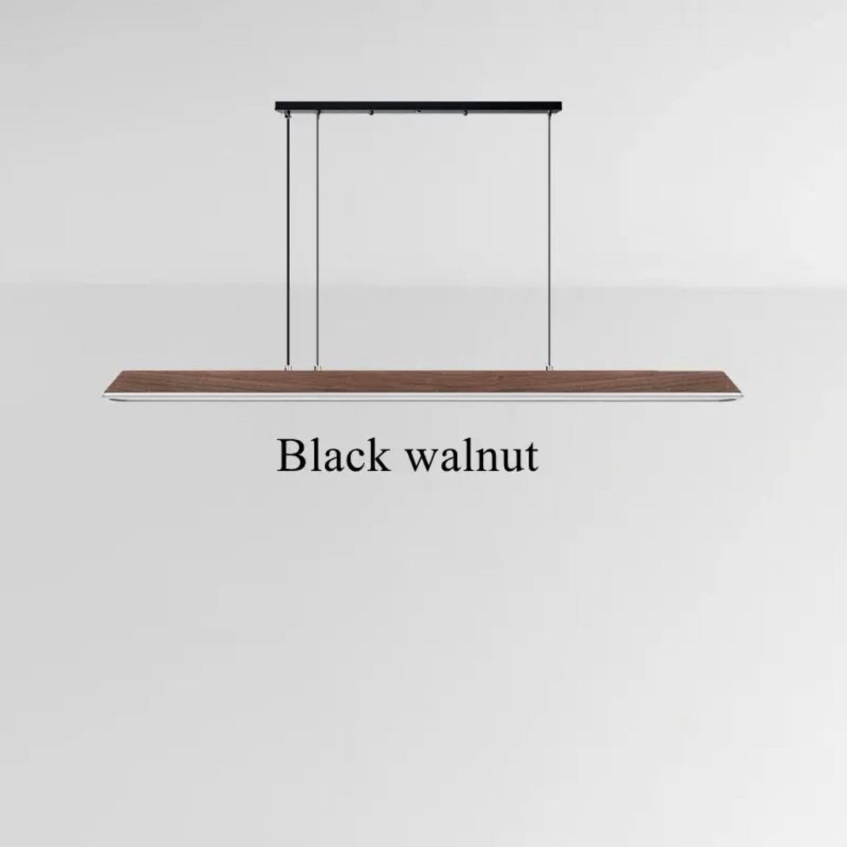 Zenith | Modern Wooden Linear LED Suspension Light - ELVI HOME