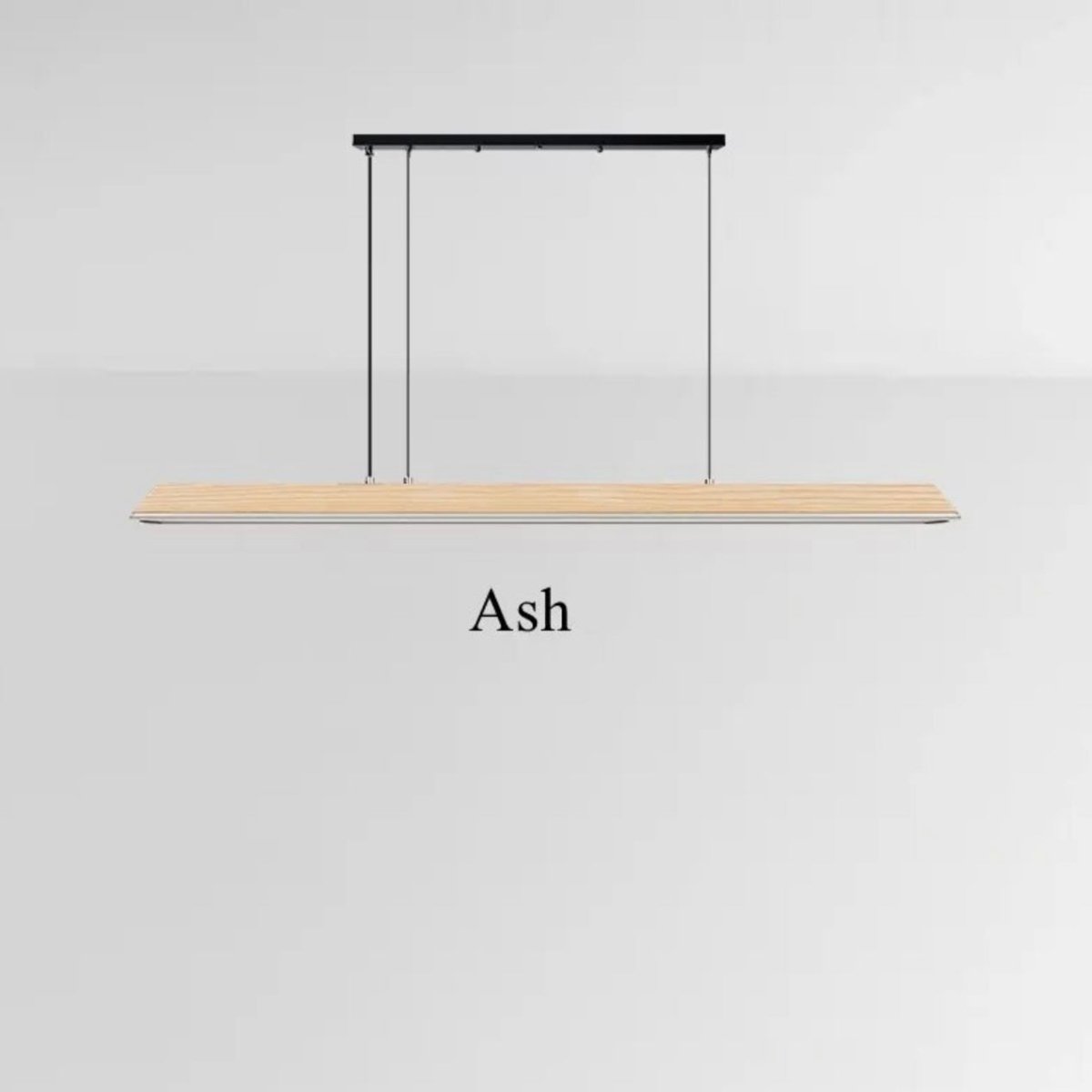 Zenith | Modern Wooden Linear LED Suspension Light - ELVI HOME