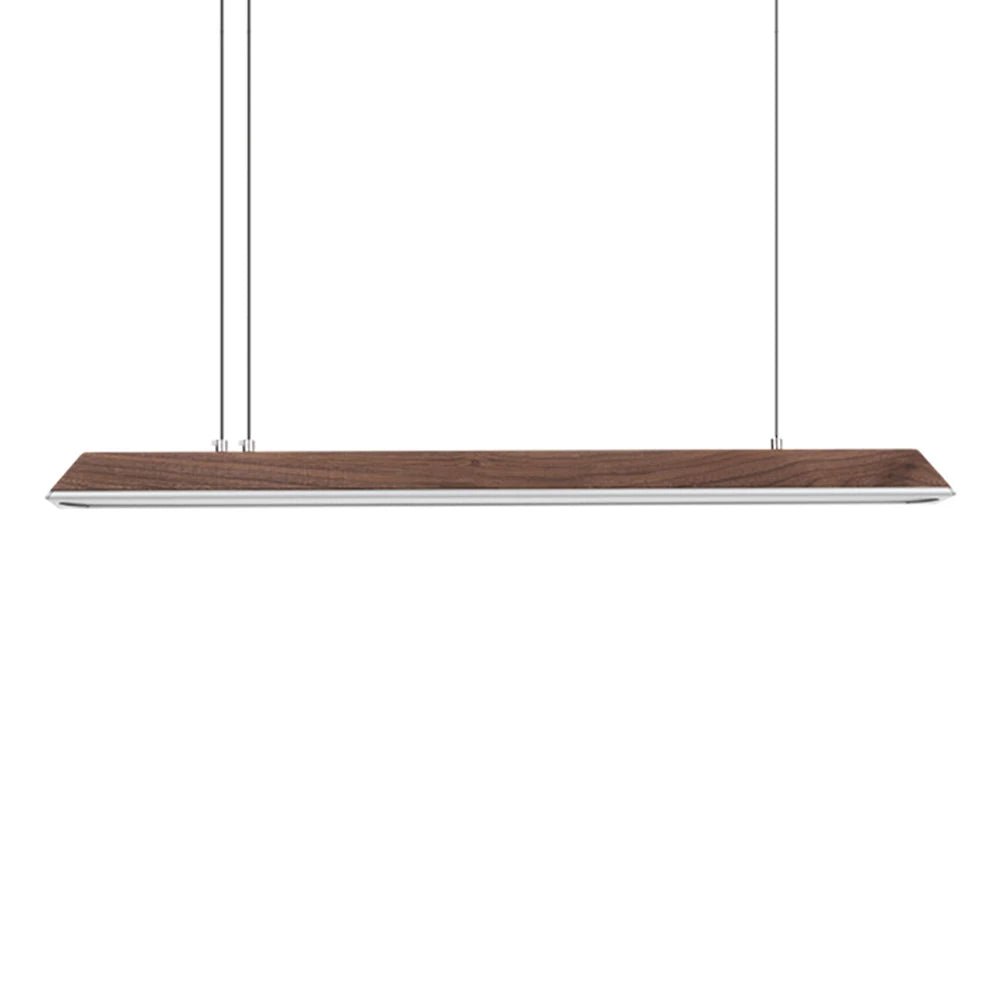 Zenith | Modern Wooden Linear LED Suspension Light - ELVI HOME