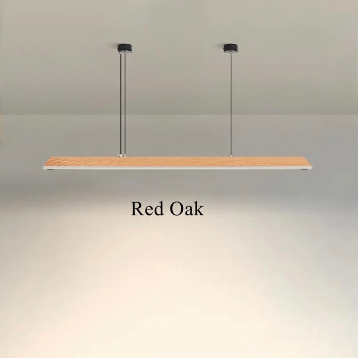 Zenith | Modern Wooden Linear LED Suspension Light - ELVI HOME