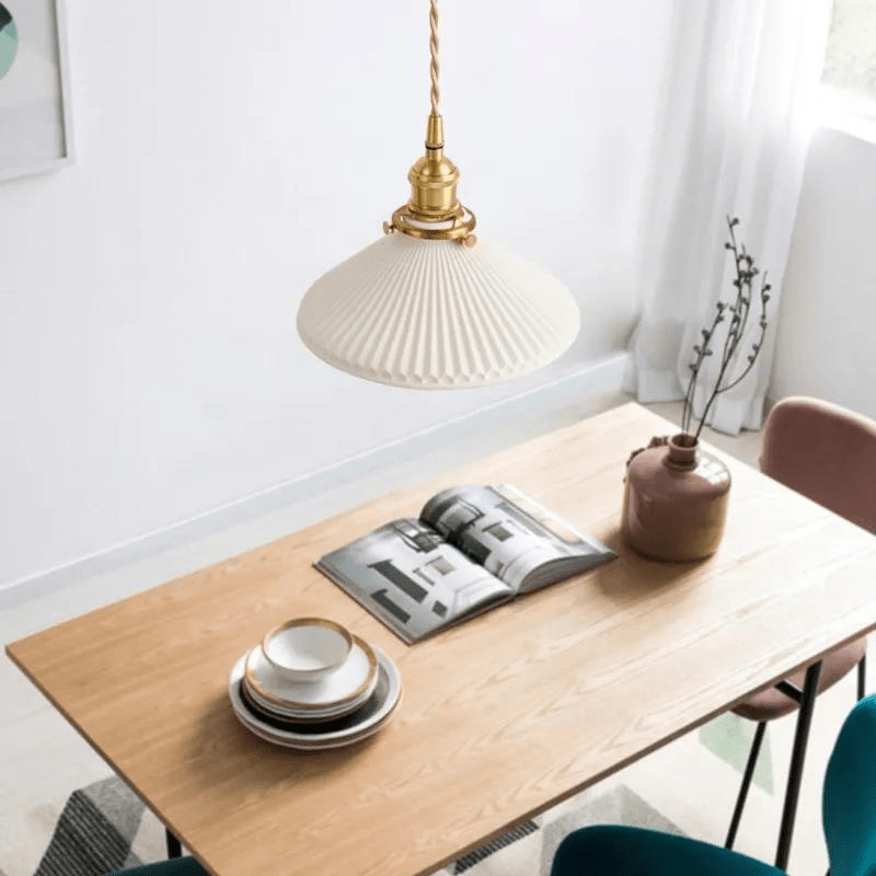 Zeta | Ceramic Pendant Light - ELVI HOME
