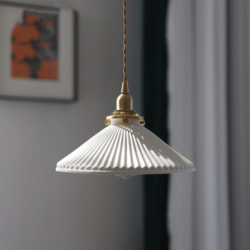 Zeta | Ceramic Pendant Light - ELVI HOME