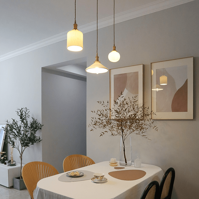 Zeta | Ceramic Pendant Light - ELVI HOME