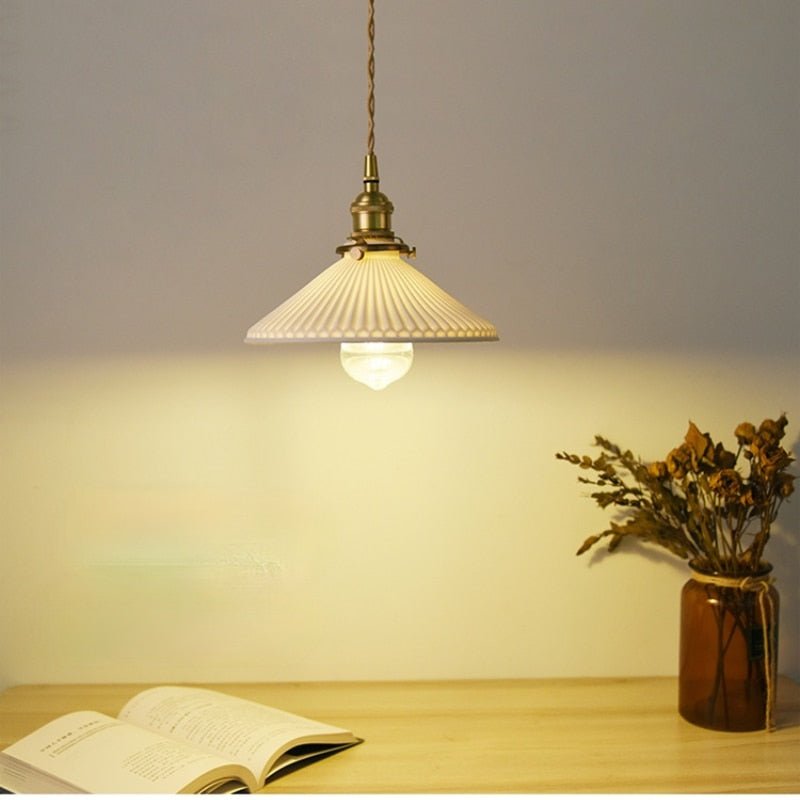 Zeta | Ceramic Pendant Light - ELVI HOME
