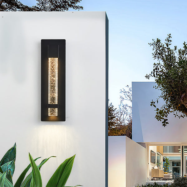 Gunnar | Bubble Glass Outdoor IP65 Wall Sconce