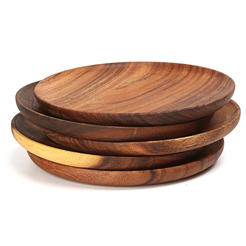 Acacia Wood Plate - ELVI HOME