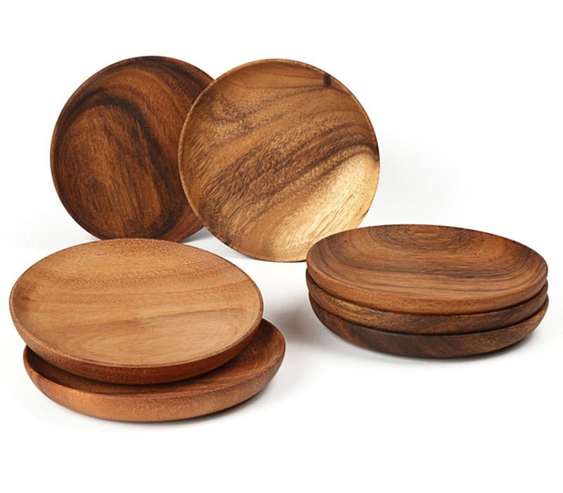 Acacia Wood Plate - ELVI HOME