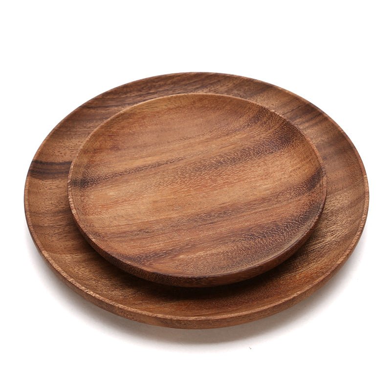 Acacia Wood Plate - ELVI HOME