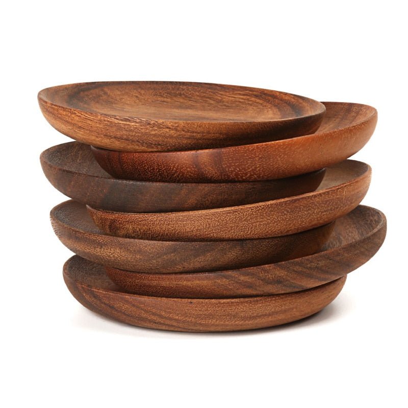 Acacia Wood Plate - ELVI HOME