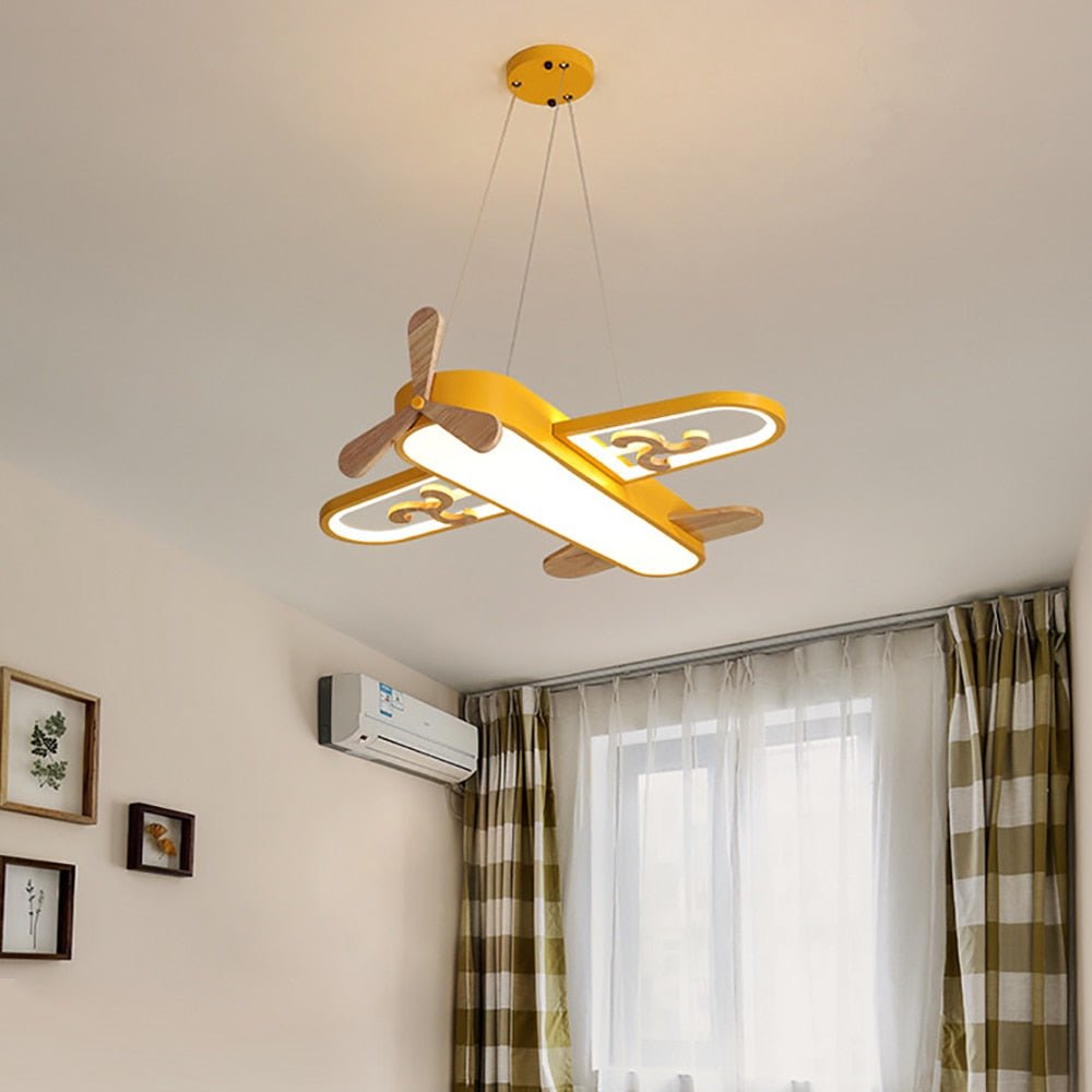 Airplane | Kids LED Pendant Chandelier - ELVI HOME