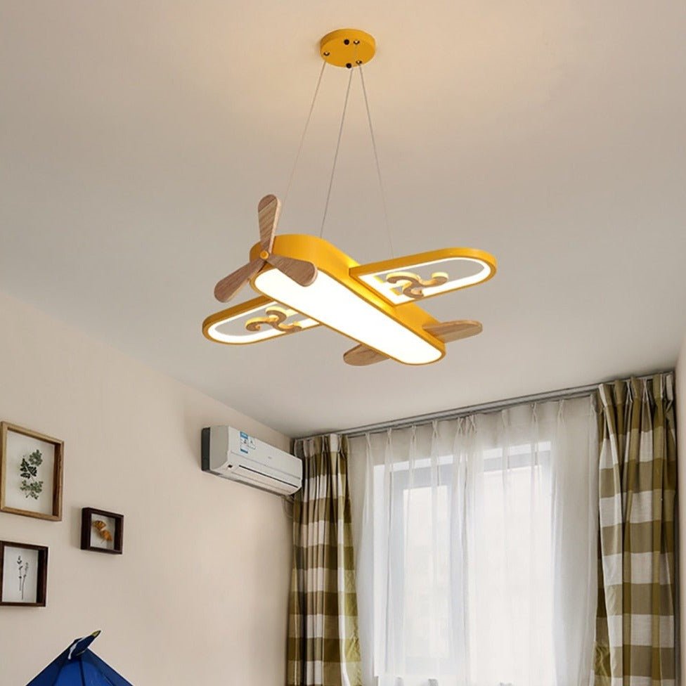 Airplane | Kids LED Pendant Chandelier - ELVI HOME