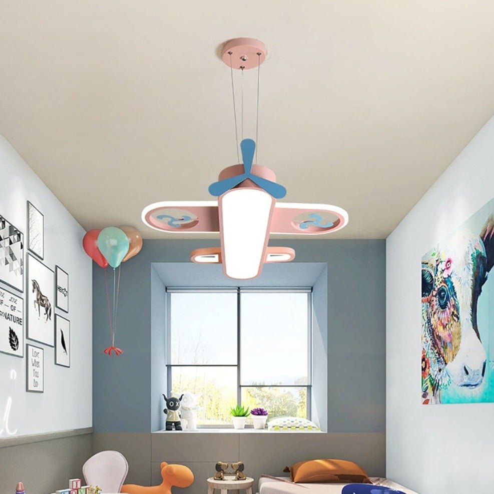 Airplane | Kids LED Pendant Chandelier - ELVI HOME