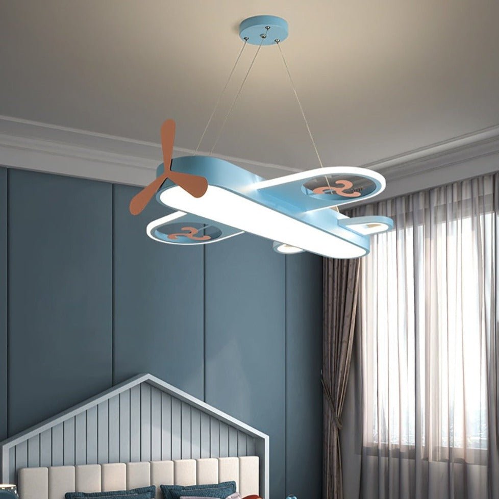 Airplane | Kids LED Pendant Chandelier - ELVI HOME