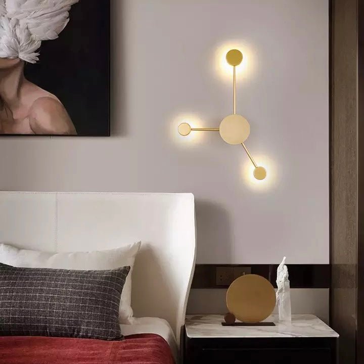 Alora | Modern Sputnik LED Wall Light - ELVI HOME