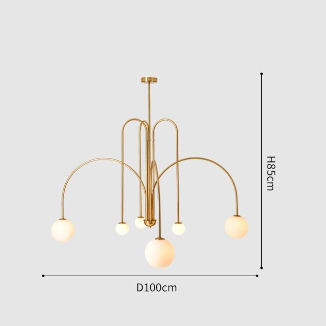 Arc | Pendant Chandelier - ELVI HOME