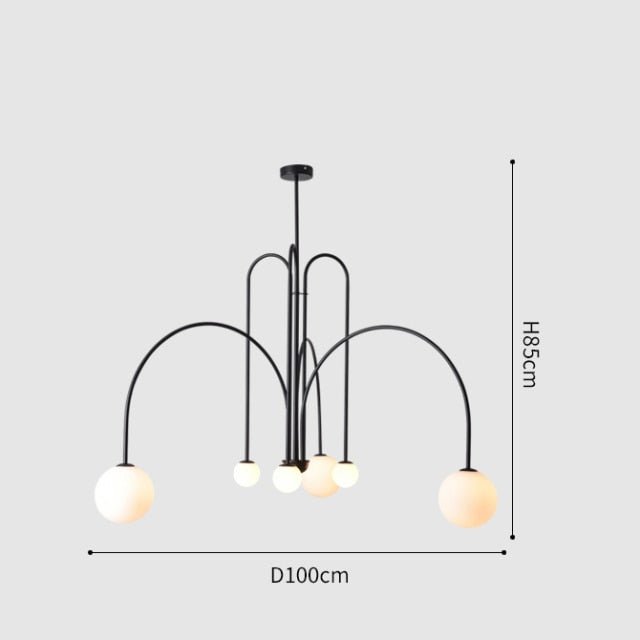 Arc | Pendant Chandelier - ELVI HOME