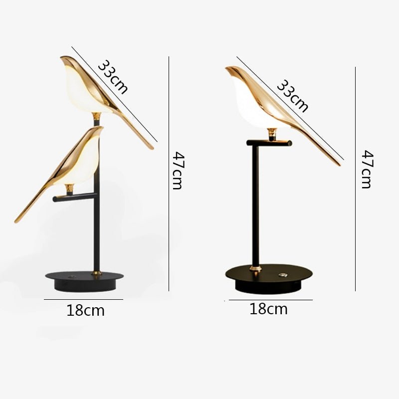 Bird | LED Table Lamp - ELVI HOME