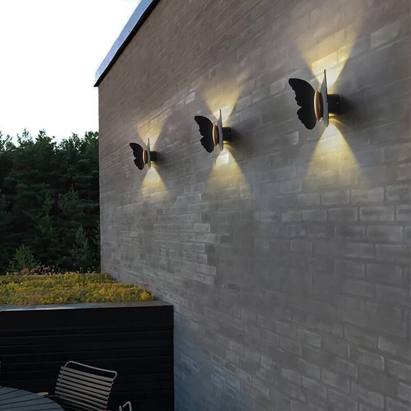 Butterfly | Outdoor LED Wall Sconce Light - ELVI HOME