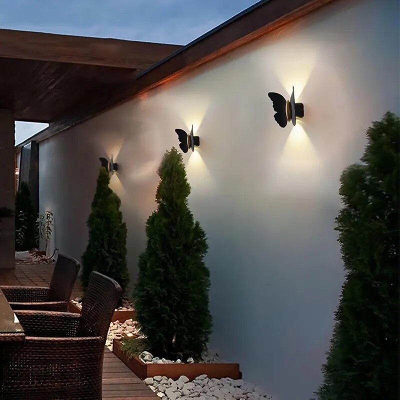 Butterfly | Outdoor LED Wall Sconce Light - ELVI HOME