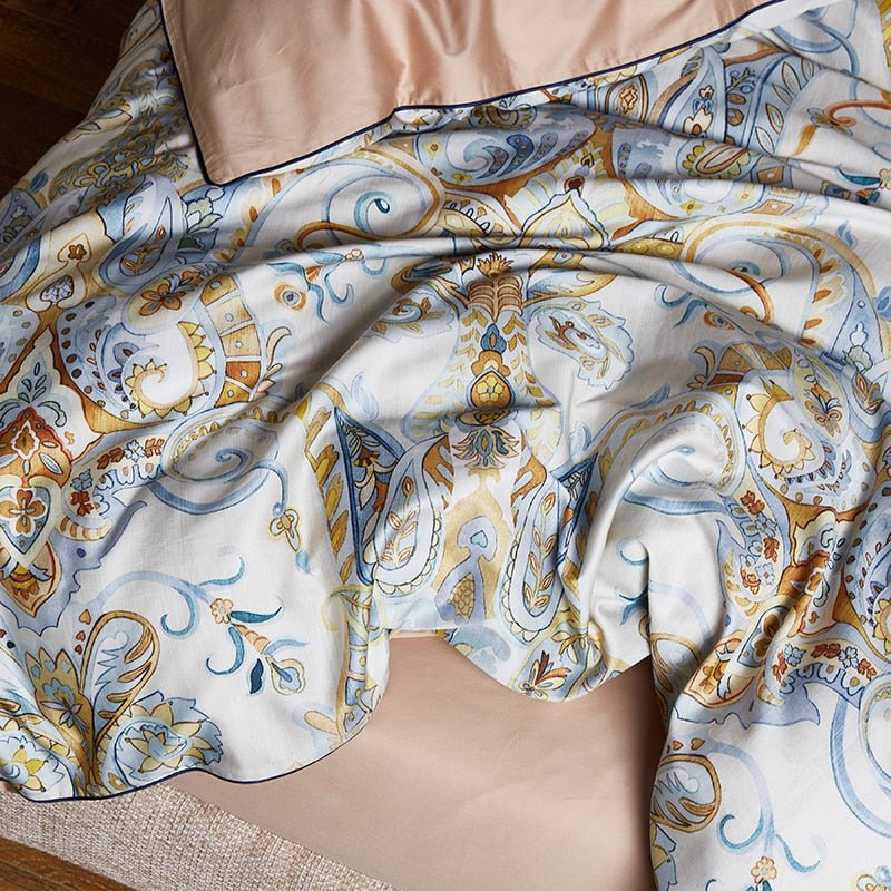 Cara | Egyptian Cotton Duvet Cover Set - ELVI HOME