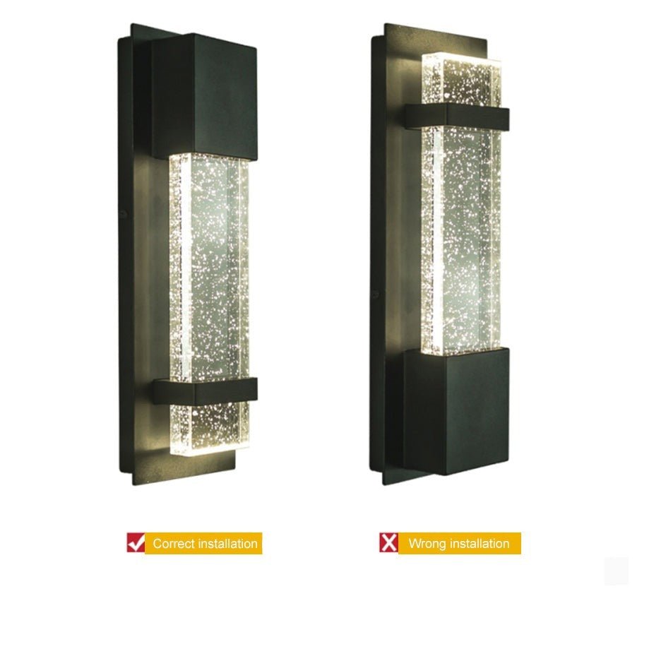 Champagne | Motion Sensor Waterproof Wall Sconce - ELVI HOME