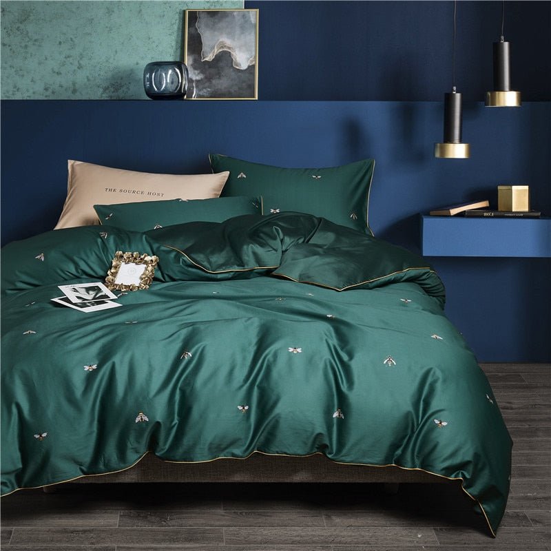 Chloe | Egyptian Cotton Duvet Cover Set - ELVI HOME