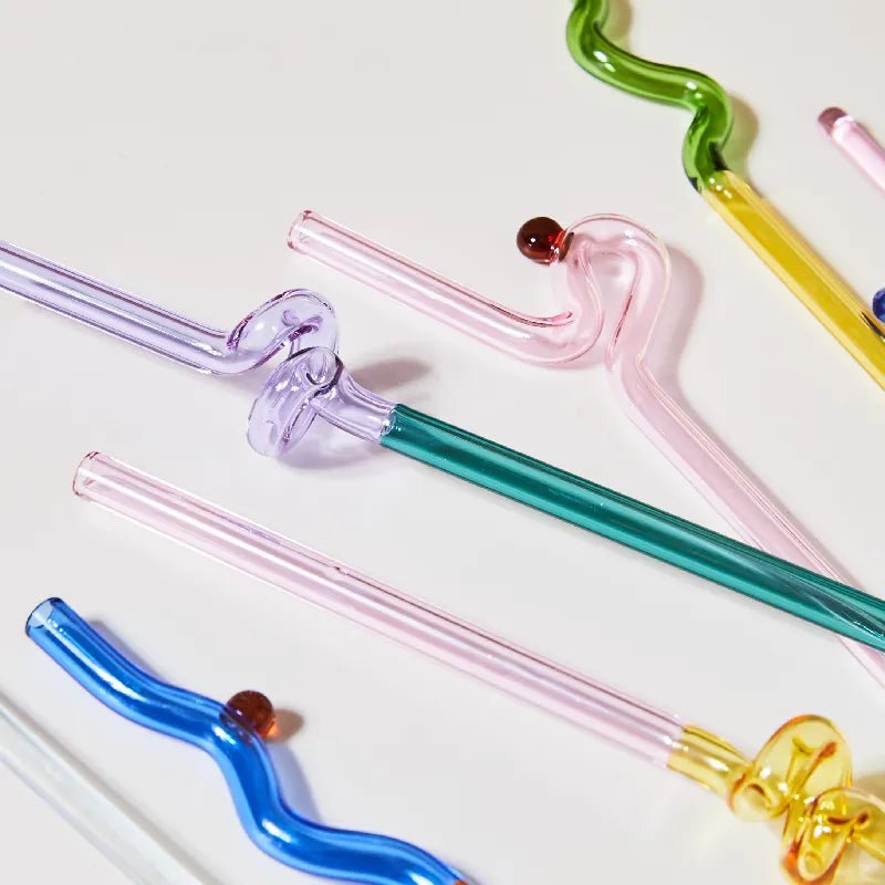 Colorful Glass Straws - ELVI HOME