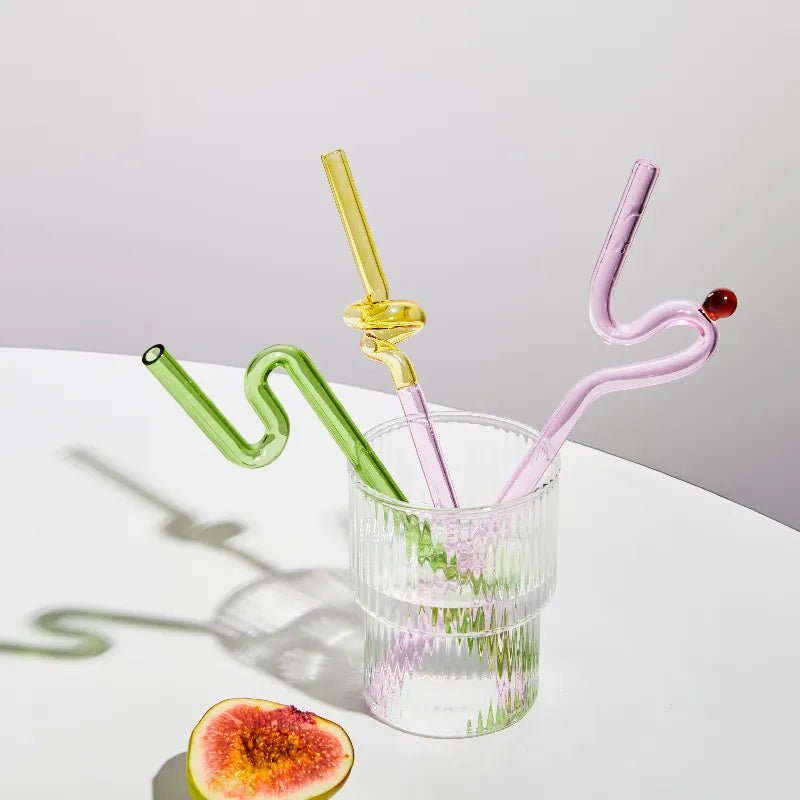 Colorful Glass Straws - ELVI HOME