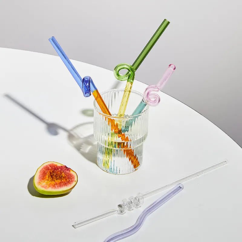 Colorful Glass Straws - ELVI HOME