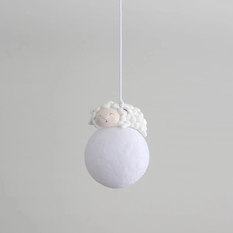 Cute Animal - Shaped Moon Pendant Light - ELVI HOME