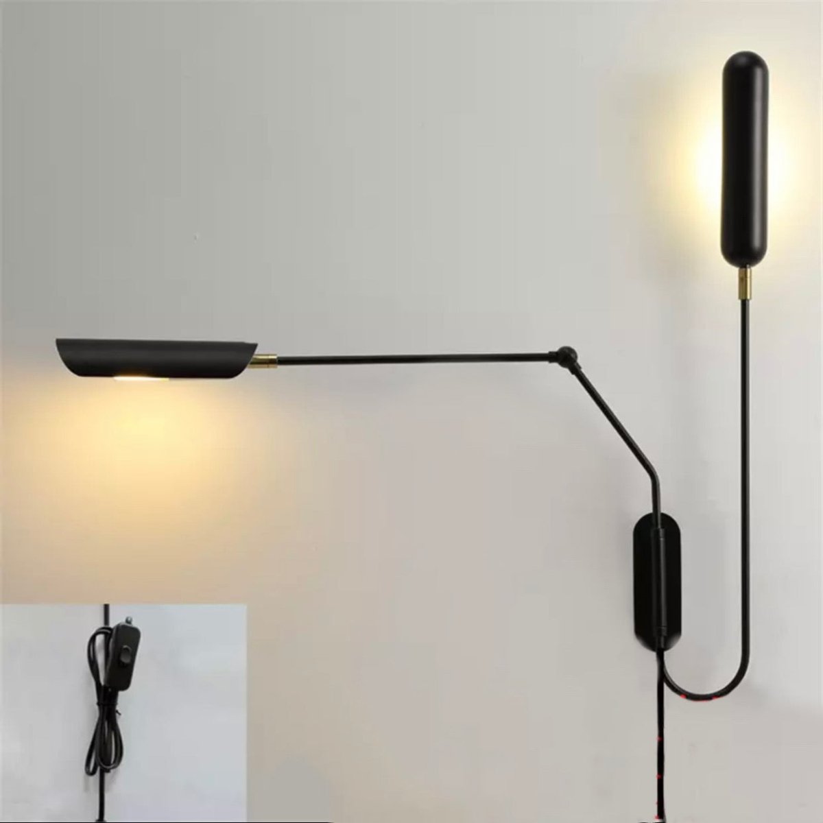 Davis | Industrial Wall Lamp - ELVI HOME