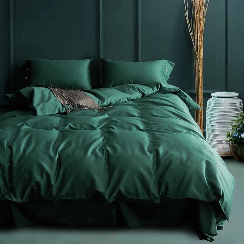 ELVI | Egyptian Cotton Ultra Silky Duvet Cover Set - ELVI HOME