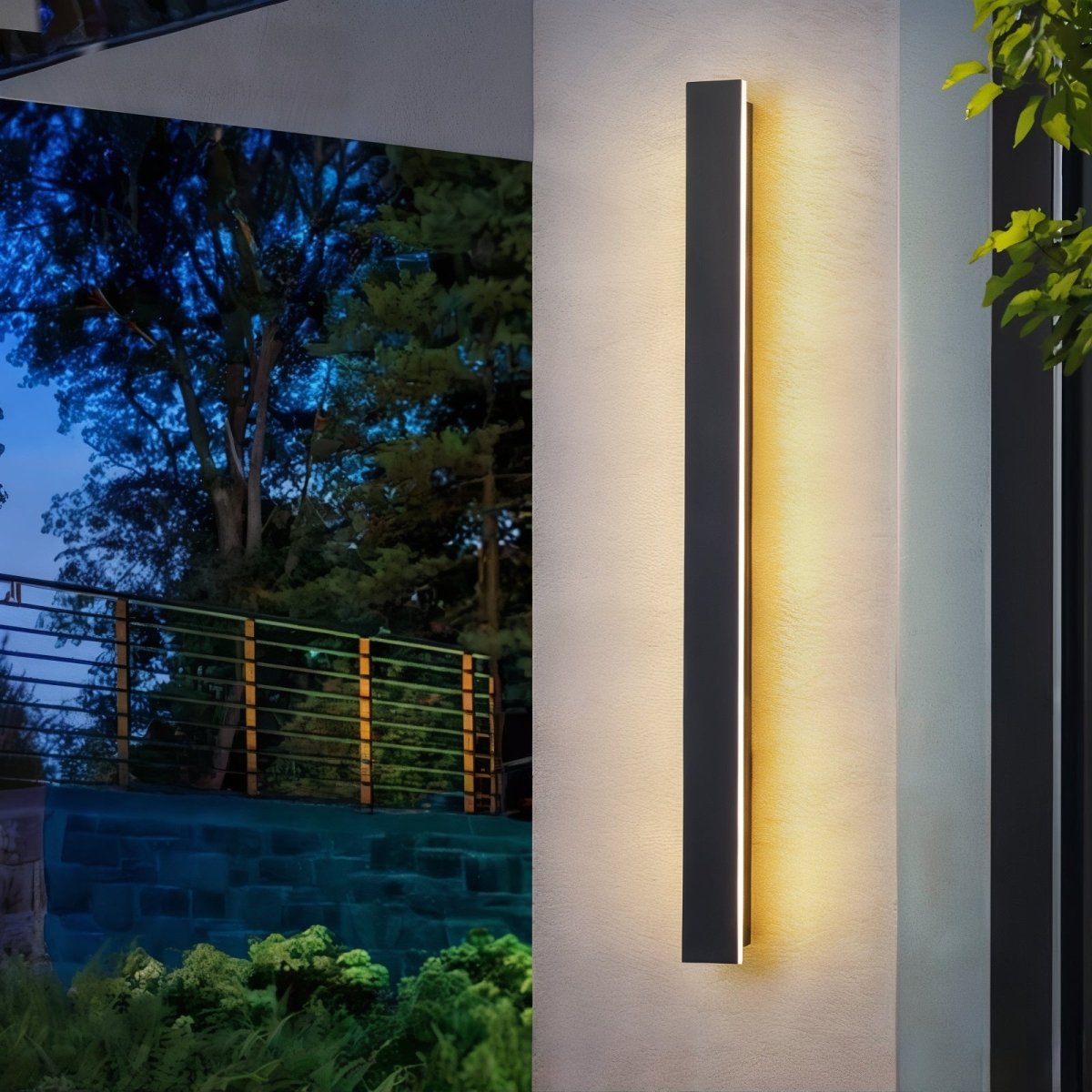 ELVI | Outdoor Long Strip Modern Wall Sconce Light - ELVI HOME