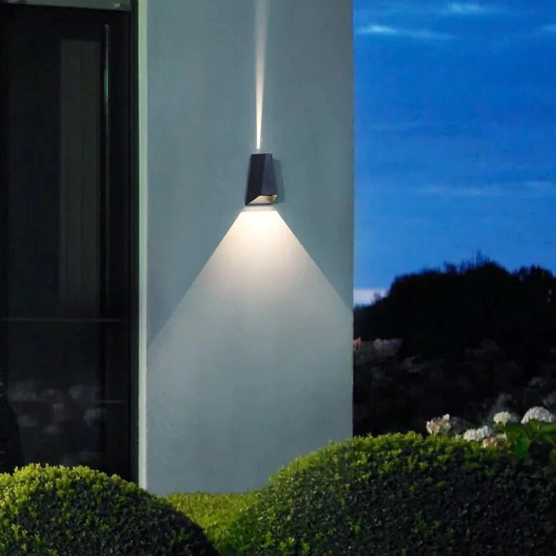 Emil | Sleek Modern LED Outdoor UP / DOWN Wall Sconce - ELVI HOME