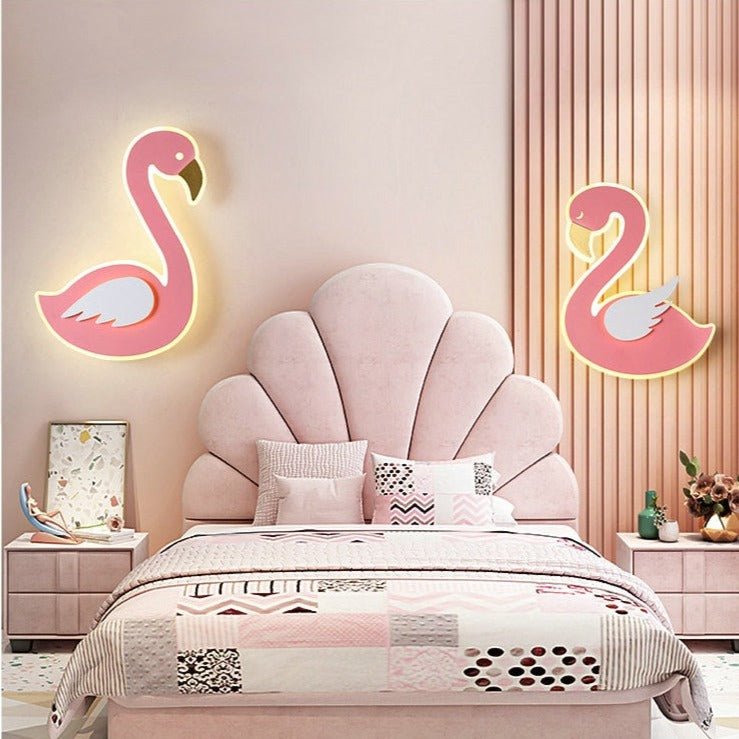 Flamingo | Kids Wall LED Night Light - ELVI HOME