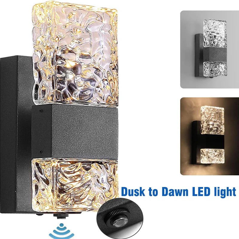 Frieda | Outdoor LED Dusk - to - Dawn Wall Light - ELVI HOME