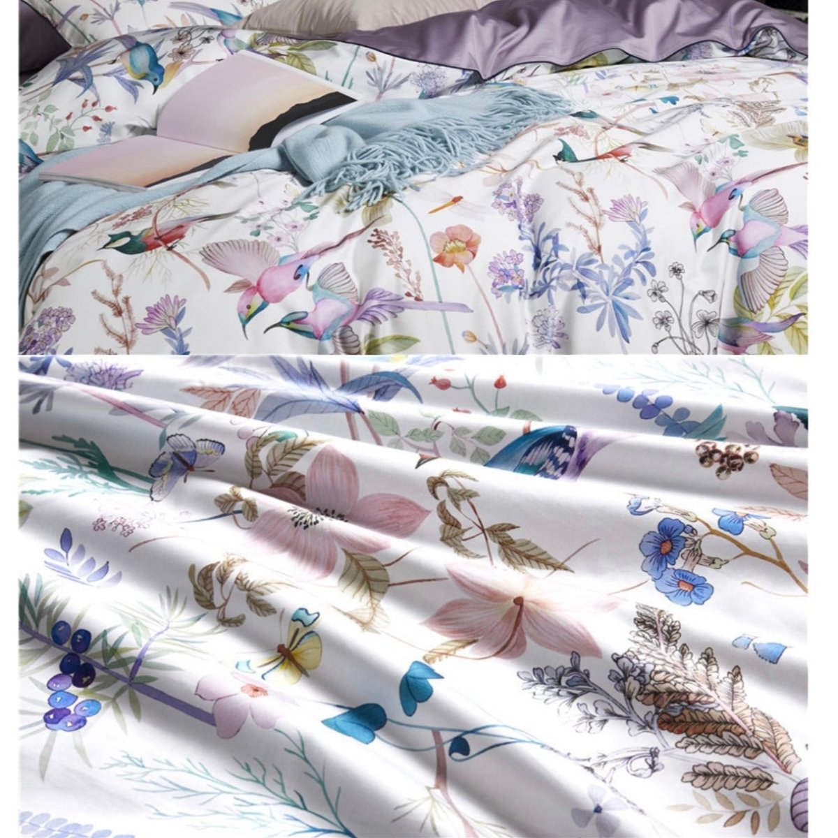 Garden of Eden | Ultra - Soft Egyptian Cotton Duvet Cover Set - ELVI HOME