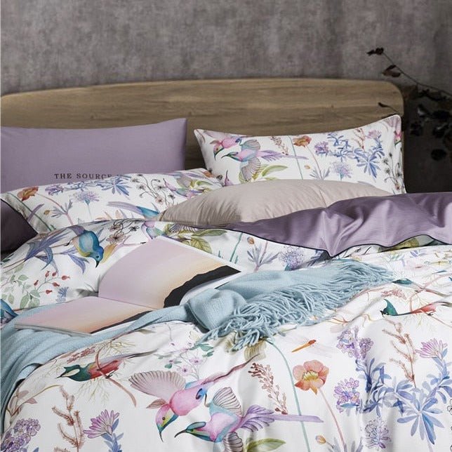 Garden of Eden | Ultra - Soft Egyptian Cotton Duvet Cover Set - ELVI HOME