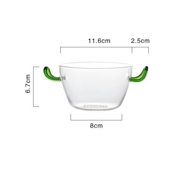 Heat - Resistant Borosilicate Bowl - ELVI HOME