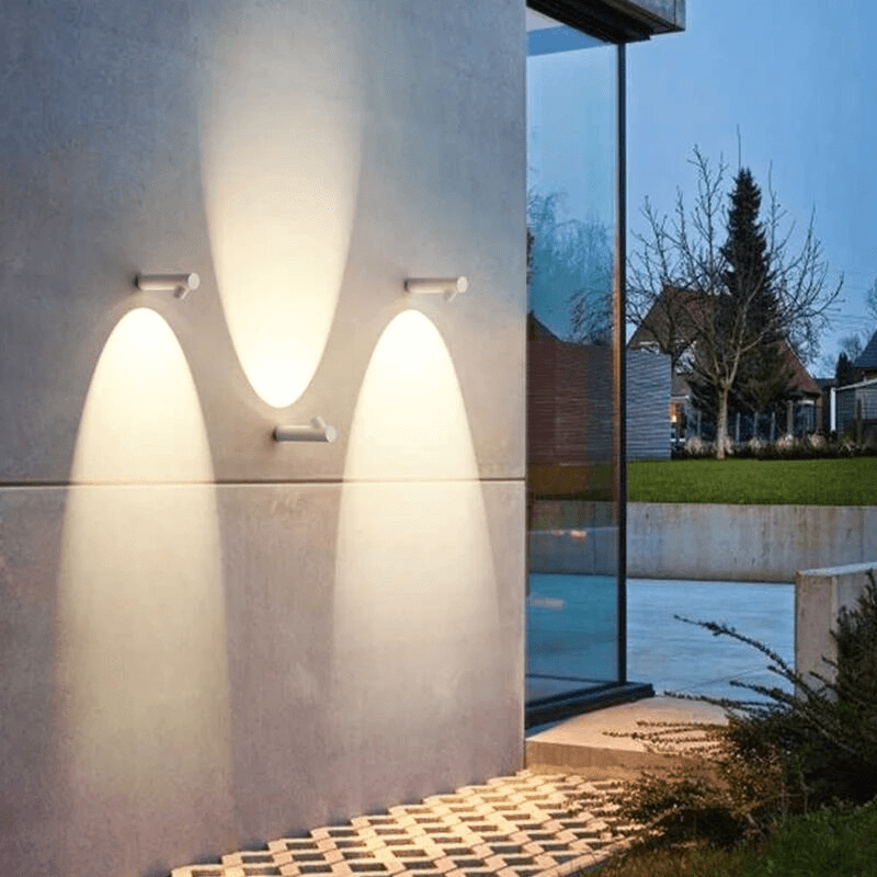 Hugo | Modern Outdoor Waterproof Wall Lamp - ELVI HOME