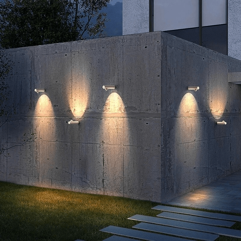 Hugo | Modern Outdoor Waterproof Wall Lamp - ELVI HOME