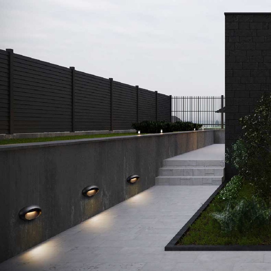 Ixia | LED Outdoor Step / Wall Light - ELVI HOME