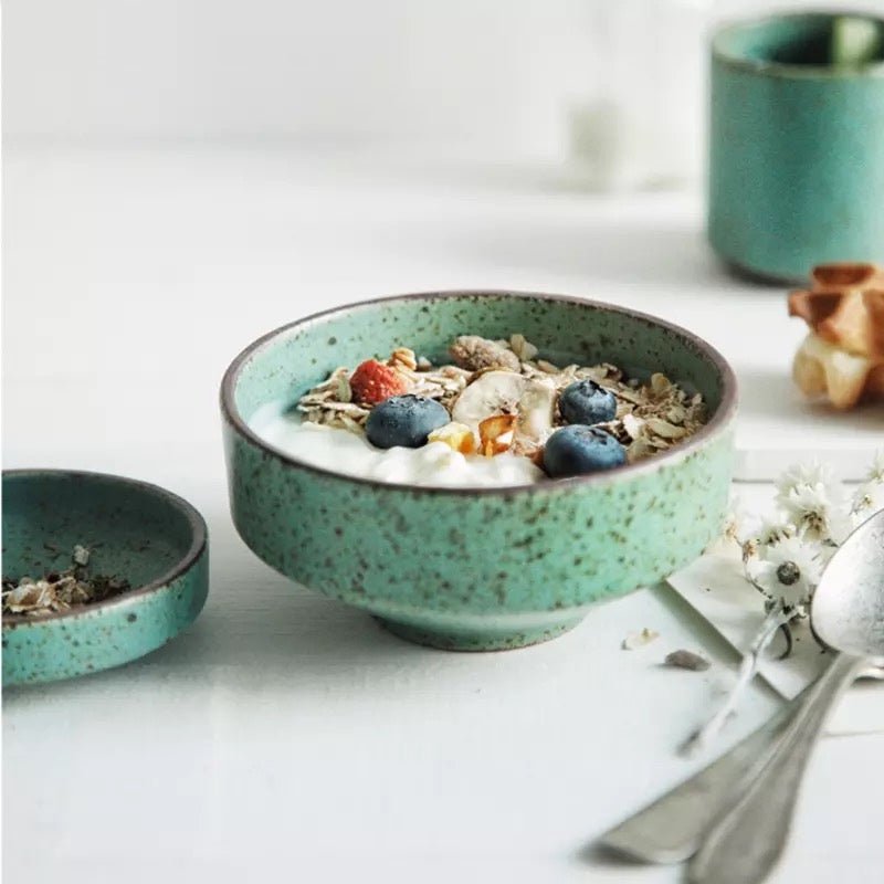 Jade Green | Glazed Stoneware Dinnerware - ELVI HOME